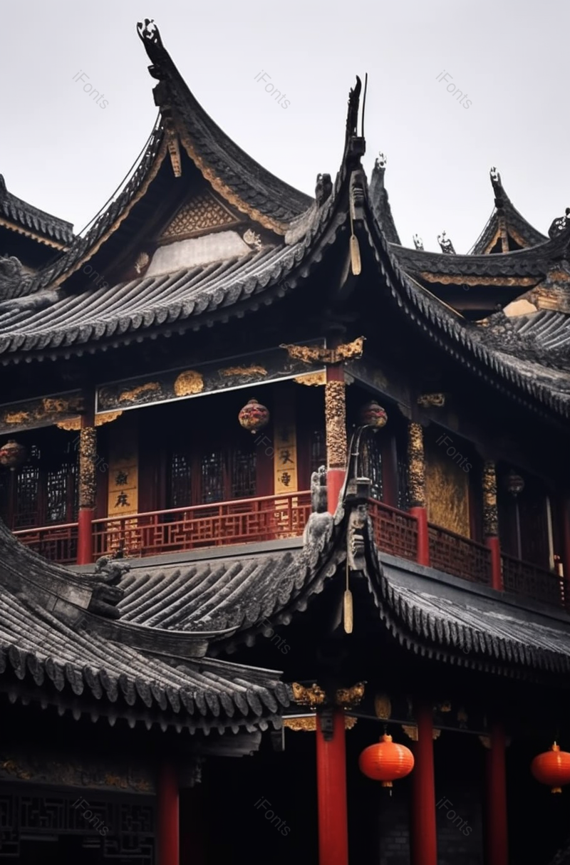 古老建筑物外部屋檐实拍摄影图,高清,摄影图,摄影图片,图片大全,摄影图免费下载